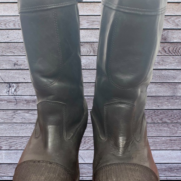 Well Worn Vintage Firefighter Boots Size 13W 13 Wide - Picture 2 of 14